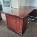 Mahogany Executive U Suite Desk w/ Lateral File & Drawer Storage
